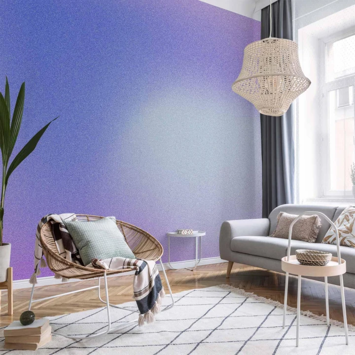 Fototapeta - Wrzosowa mgła - delikatny gradient składający się z wielu odcieni fioletu