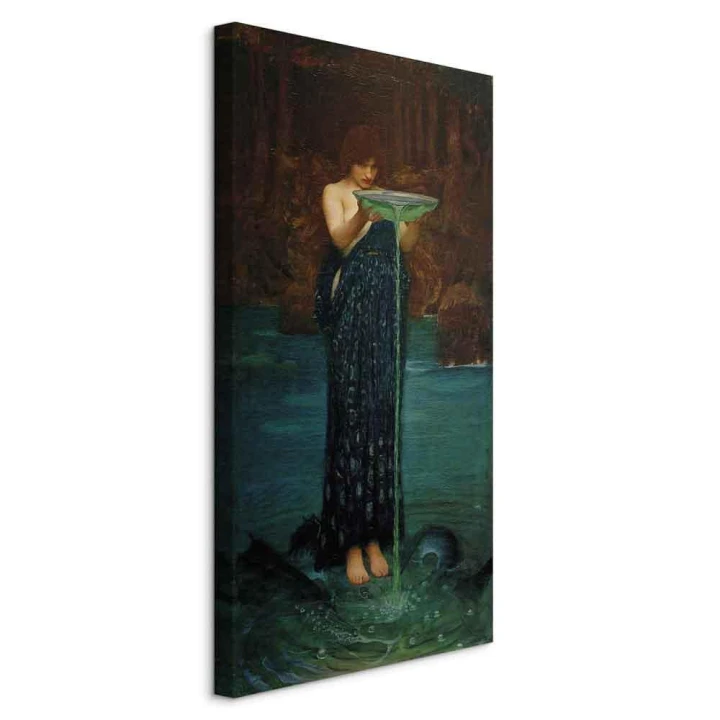 Obraz - John William Waterhouse – Zazdrosna Kirke