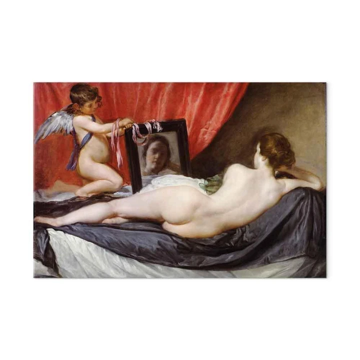 Obraz - Diego Velázquez – Wenus z lustrem (Toaleta Wenus)