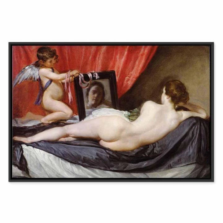 Obraz - Diego Velázquez – Wenus z lustrem (Toaleta Wenus)