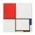 Obraz - Piet Mondrian – Kompozycja nr III z czerwonym, niebieskim, żółtym i czarnym