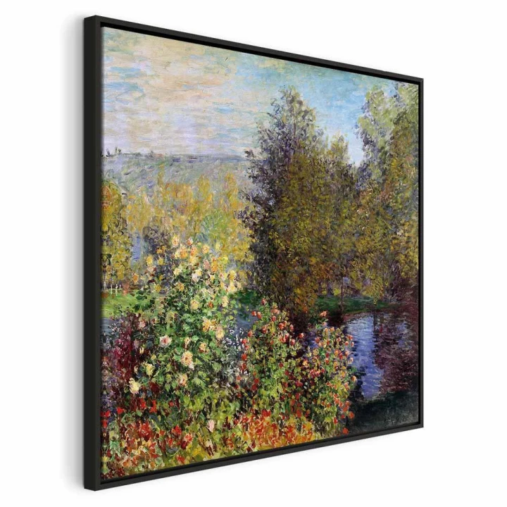 Obraz - Claude Monet – Kącik ogrodowy w Montgeron