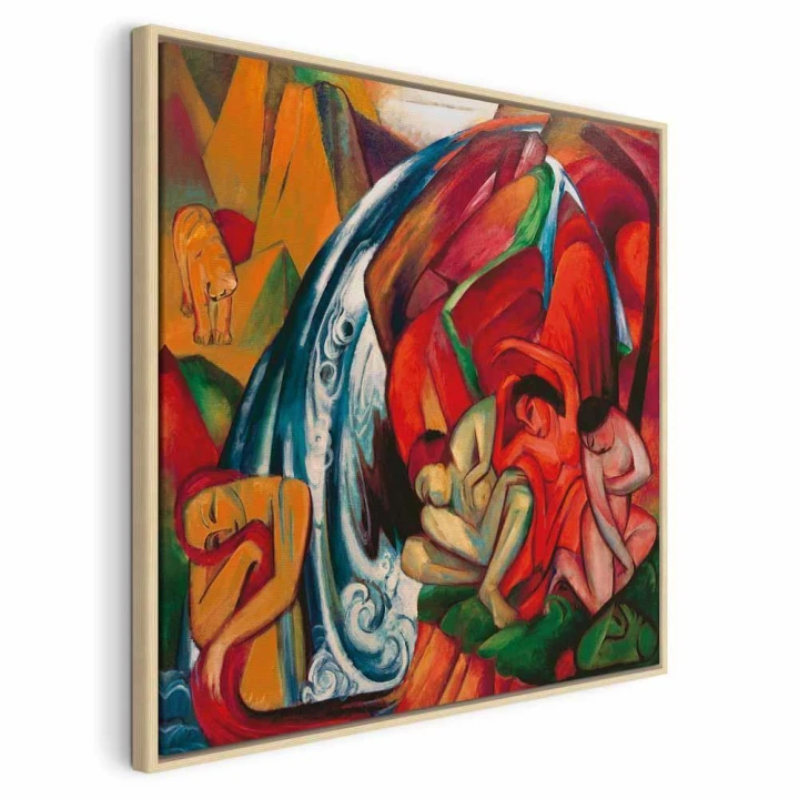 Obraz - Franz Marc – Wodospad (Kobiety pod wodospadem)