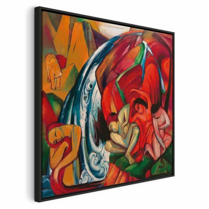 Obraz - Franz Marc – Wodospad (Kobiety pod wodospadem)