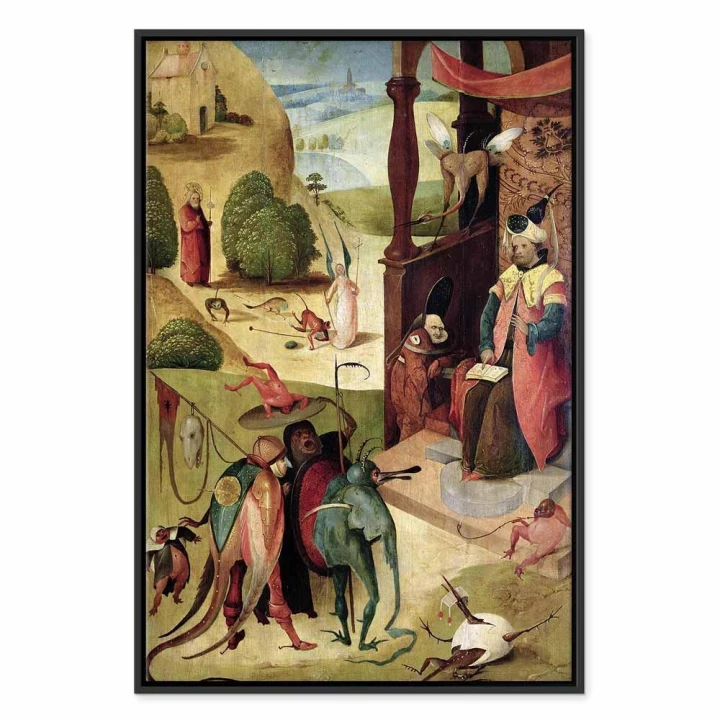 Obraz - Hieronim Bosch – Święty Jakub i czarnoksiężnik
