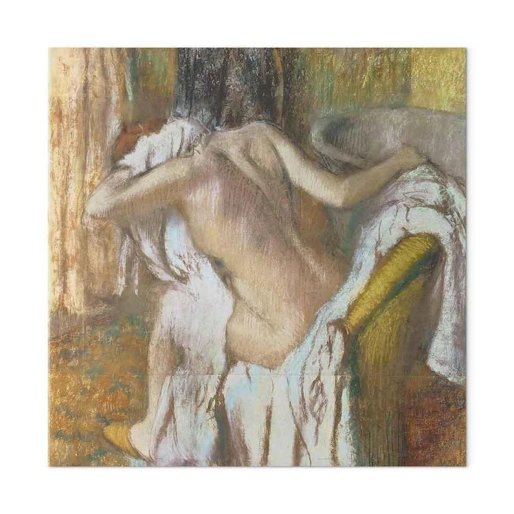 Obraz - Edgar Degas – Dziewczyna wycierająca się