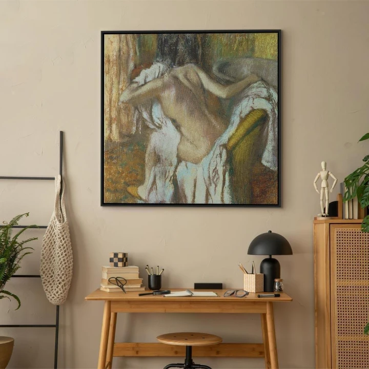 Obraz - Edgar Degas – Dziewczyna wycierająca się