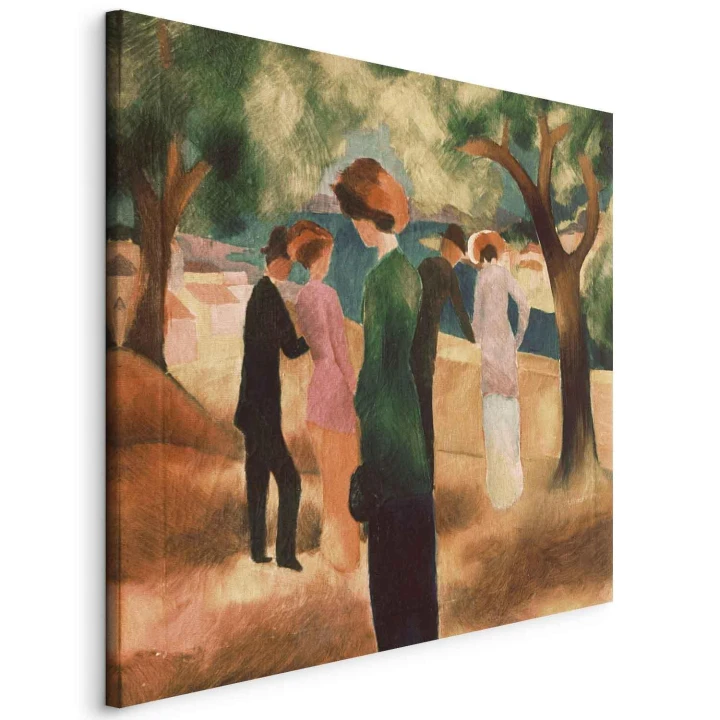 Obraz - August Macke – Kobieta w zielonym żakiecie