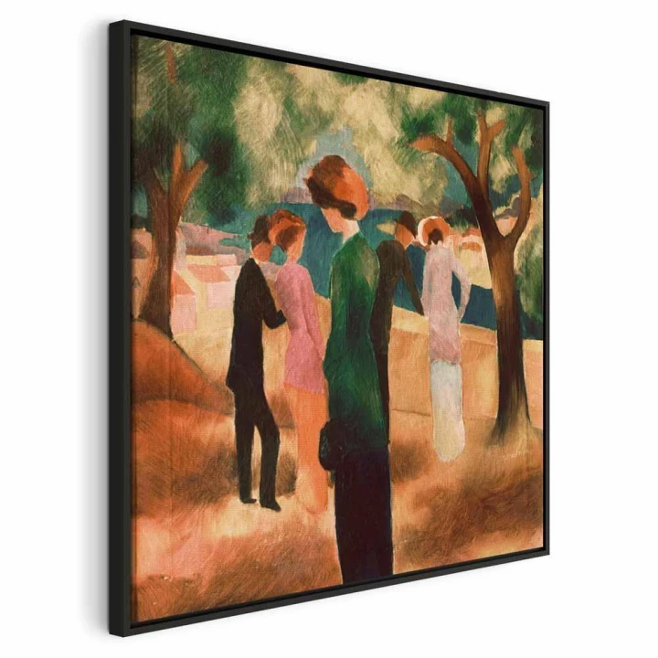 Obraz - August Macke – Kobieta w zielonym żakiecie