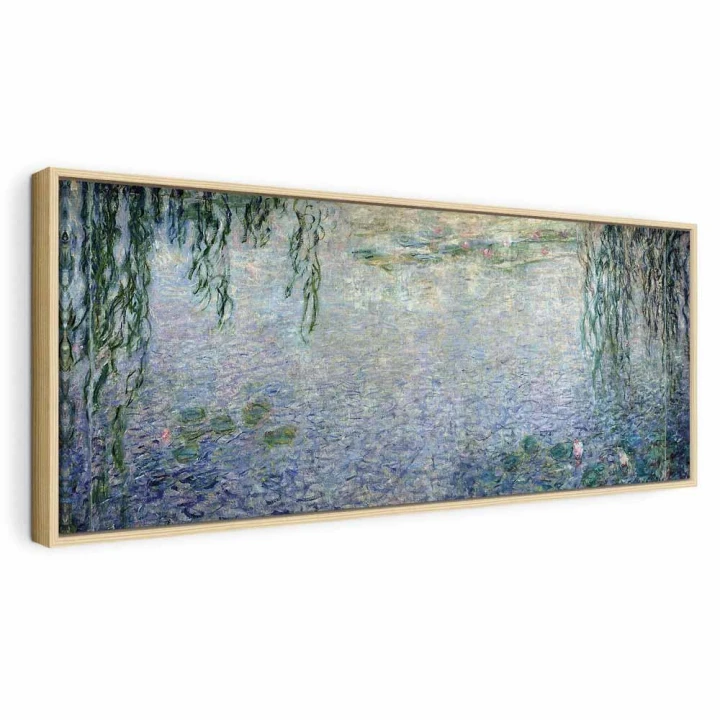 Obraz - Claude Monet – Nenufary (lilie wodne): dwie wierzby płaczące