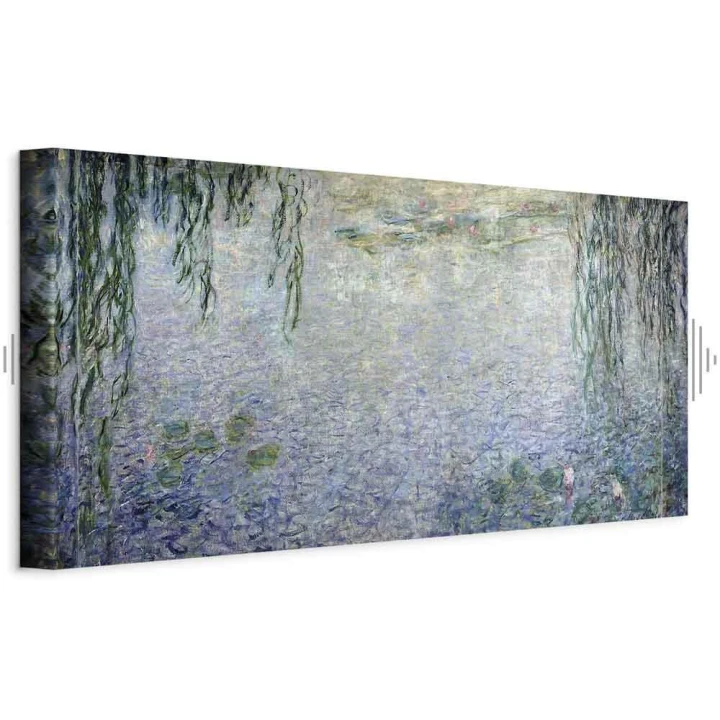 Obraz - Claude Monet – Nenufary (lilie wodne): dwie wierzby płaczące