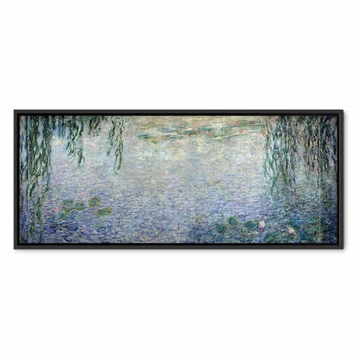 Obraz - Claude Monet – Nenufary (lilie wodne): dwie wierzby płaczące