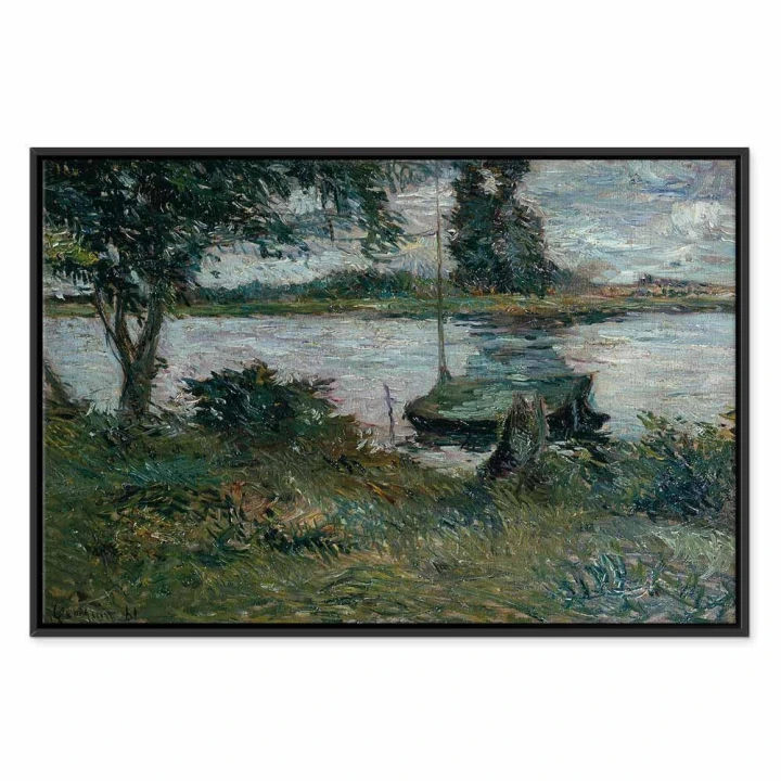 Obraz - Paul Gauguin – Flußufer