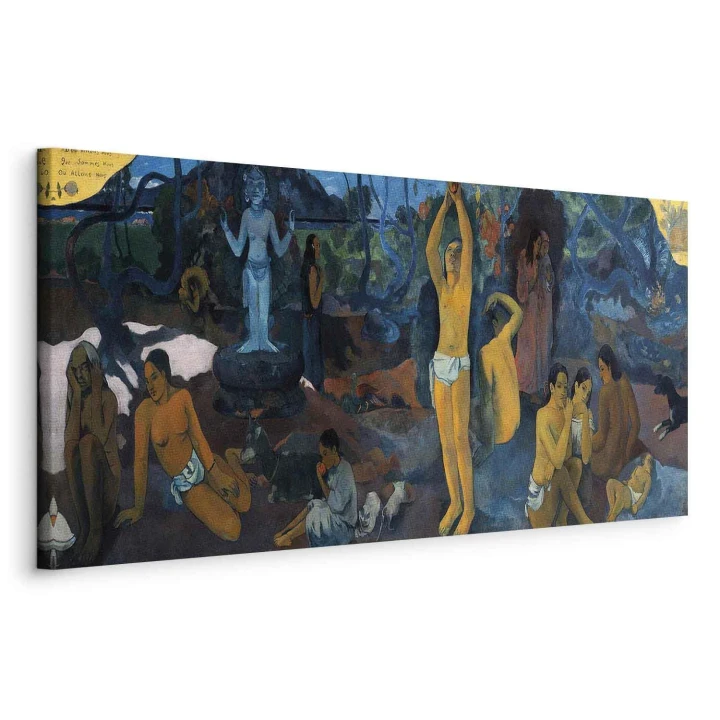 Obraz - Paul Gauguin – Skąd przyszliśmy? Kim jesteśmy? Dokąd idziemy?