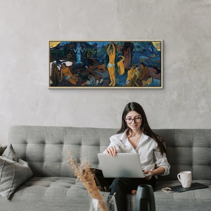Obraz - Paul Gauguin – Skąd przyszliśmy? Kim jesteśmy? Dokąd idziemy?