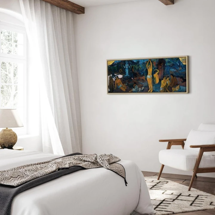 Obraz - Paul Gauguin – Skąd przyszliśmy? Kim jesteśmy? Dokąd idziemy?