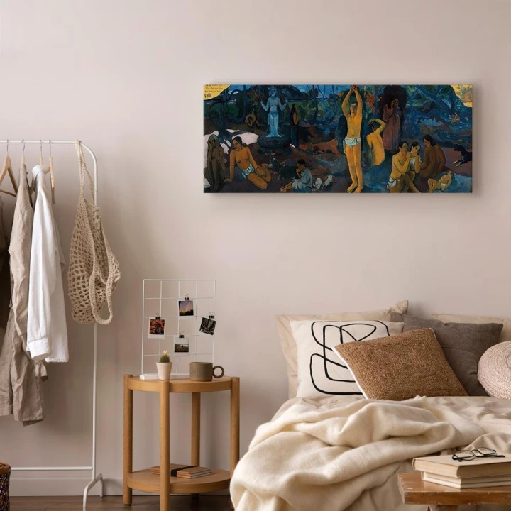 Obraz - Paul Gauguin – Skąd przyszliśmy? Kim jesteśmy? Dokąd idziemy?