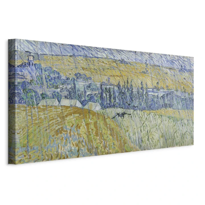 Obraz - Vincent Van Gogh – Pejzaż Auvers w deszczu
