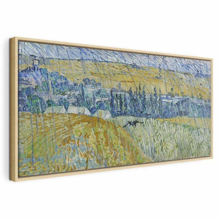 Obraz - Vincent Van Gogh – Pejzaż Auvers w deszczu