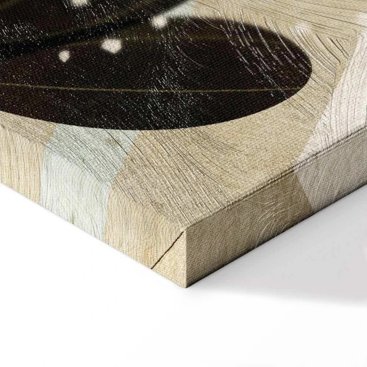 Obraz - Tęcza i słońce u góry - Ptaki w stonowanych barwach latające pośród chmur nad tęczą i różnorodnymi roślinami na jasnym tle