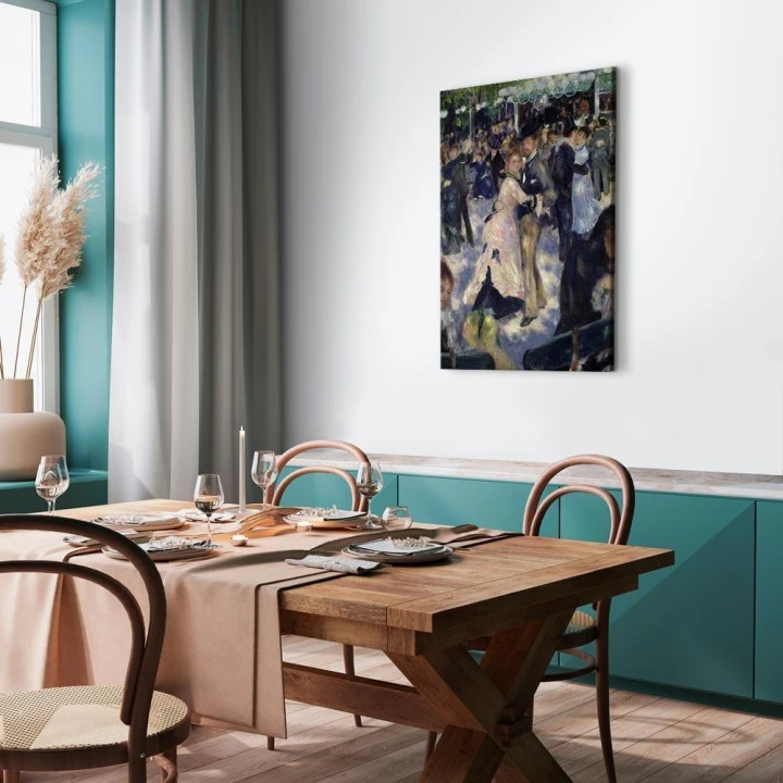 Obraz - Pierre-Auguste Renoir – Le Moulin de la Galette, detal tancerzy