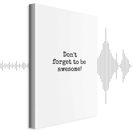 Obraz - Don't Forget to Be Awesome! (1-częściowy) pionowy