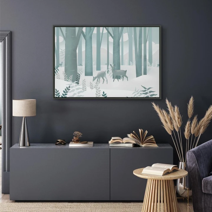 Obraz - Bajkowy las (1-częściowy) szeroki - pierwszy wariant