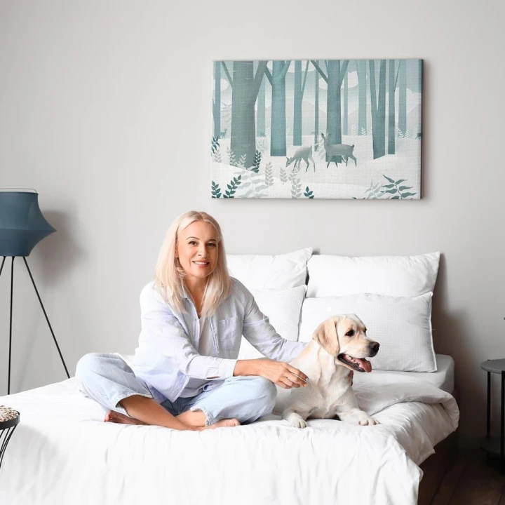 Obraz - Bajkowy las (1-częściowy) szeroki - pierwszy wariant