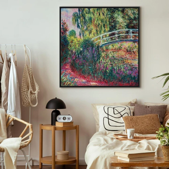 Obraz - Claude Monet – Japoński mostek w Giverny