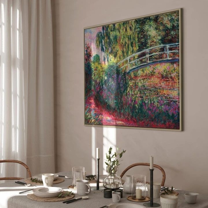 Obraz - Claude Monet – Japoński mostek w Giverny