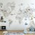 Fototapeta - Minimalistyczna Mapa do pokoju dziecięcego