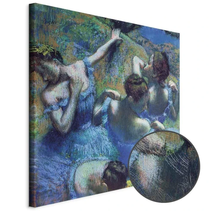Obraz - Edgar Degas – Błękitne tancerki II