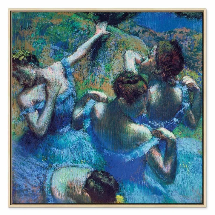 Obraz - Edgar Degas – Błękitne tancerki II