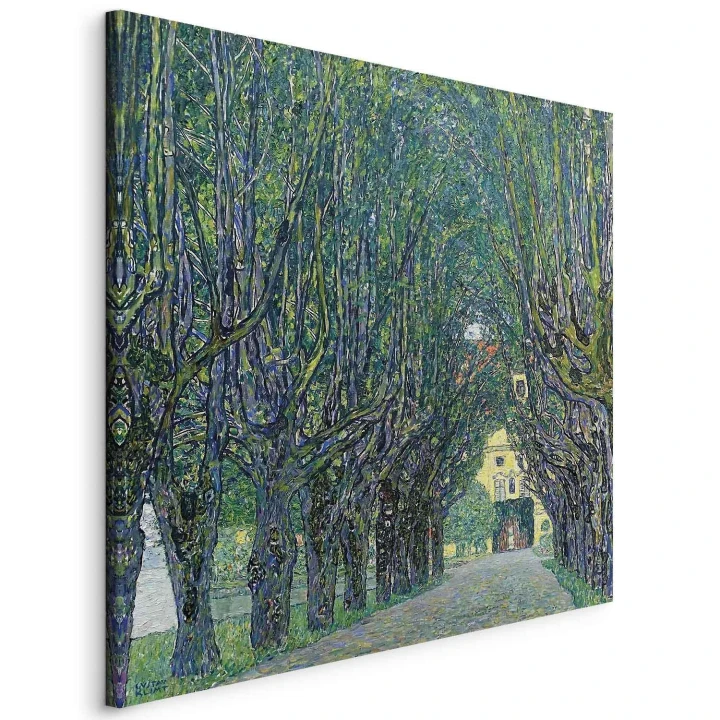 Obraz - Gustav Klimt – Aleja drzew w parku przy zamku Kammer