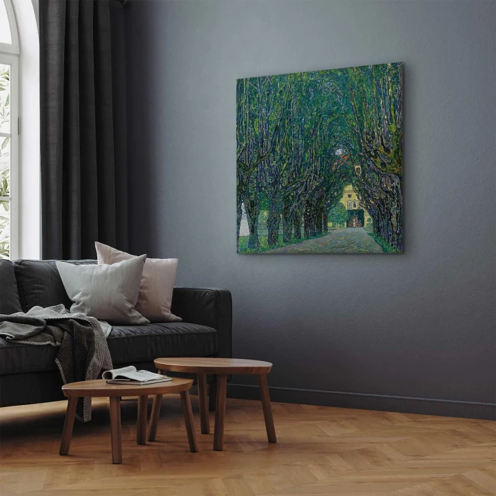 Obraz - Gustav Klimt – Aleja drzew w parku przy zamku Kammer