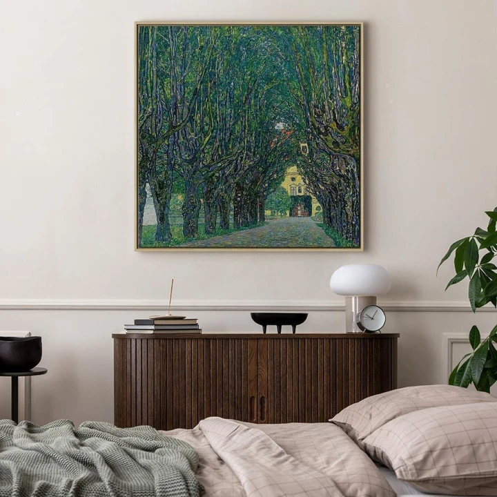 Obraz - Gustav Klimt – Aleja drzew w parku przy zamku Kammer