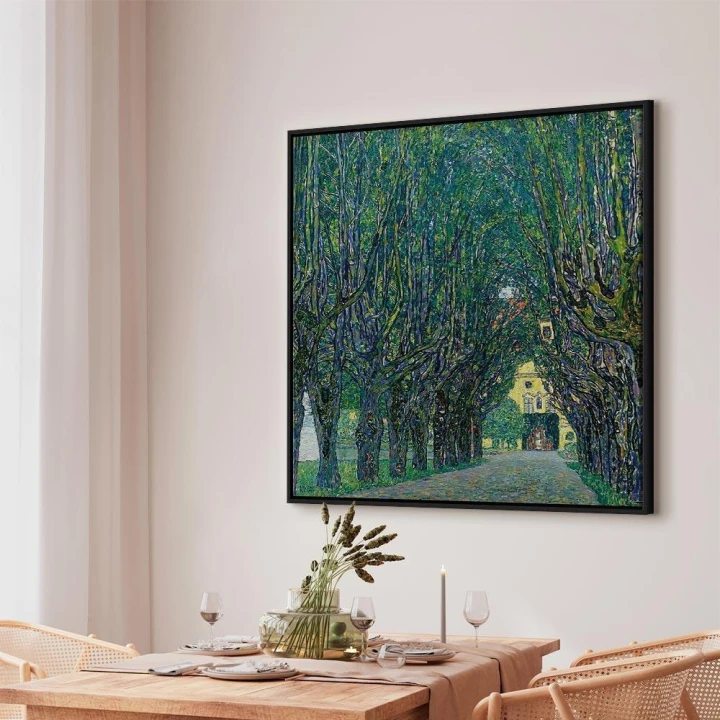 Obraz - Gustav Klimt – Aleja drzew w parku przy zamku Kammer