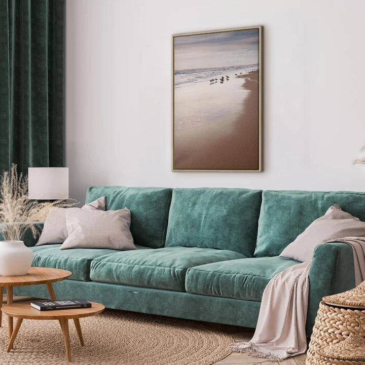 Obraz - Jesienna plaża (1-częściowy) pionowy