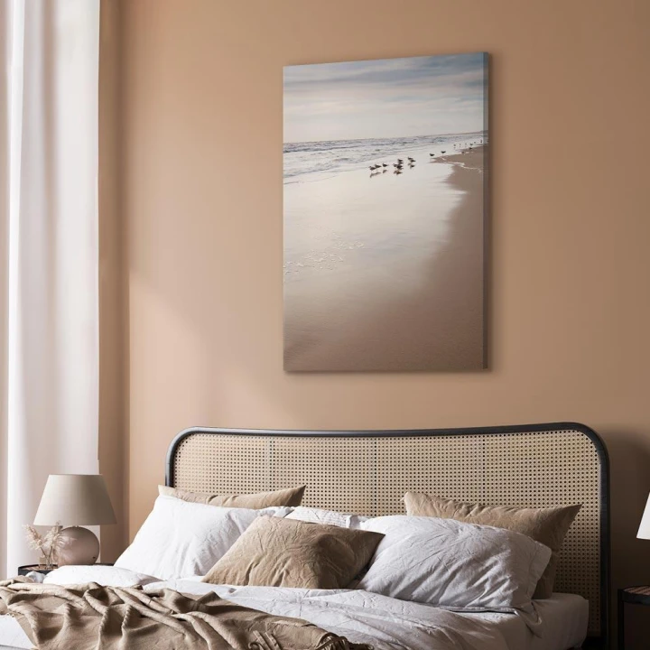 Obraz - Jesienna plaża (1-częściowy) pionowy