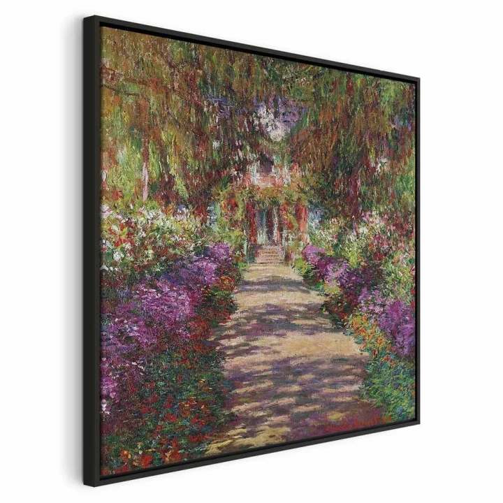 Obraz - Claude Monet – Ścieżka w ogrodzie w Giverny