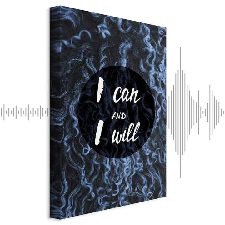 Obraz - I can and I will (1-częściowy) pionowy