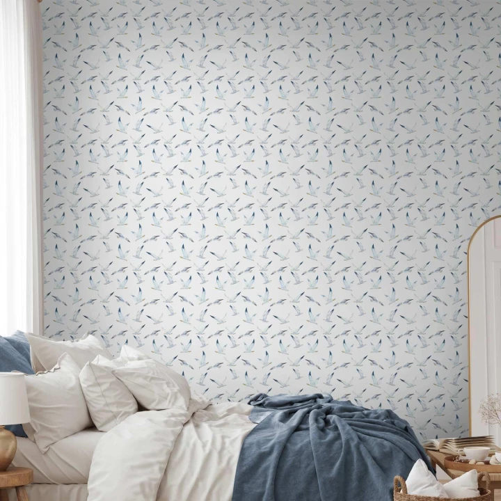 Tapeta - Latające mewy