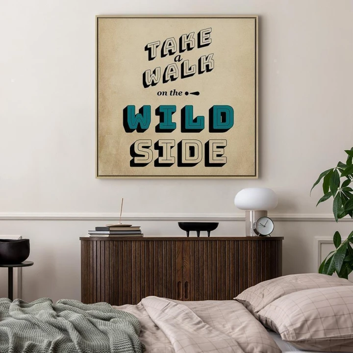 Obraz - Take Walk on the Wild Side (1-częściowy) kwadrat