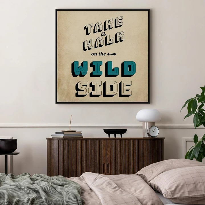 Obraz - Take Walk on the Wild Side (1-częściowy) kwadrat