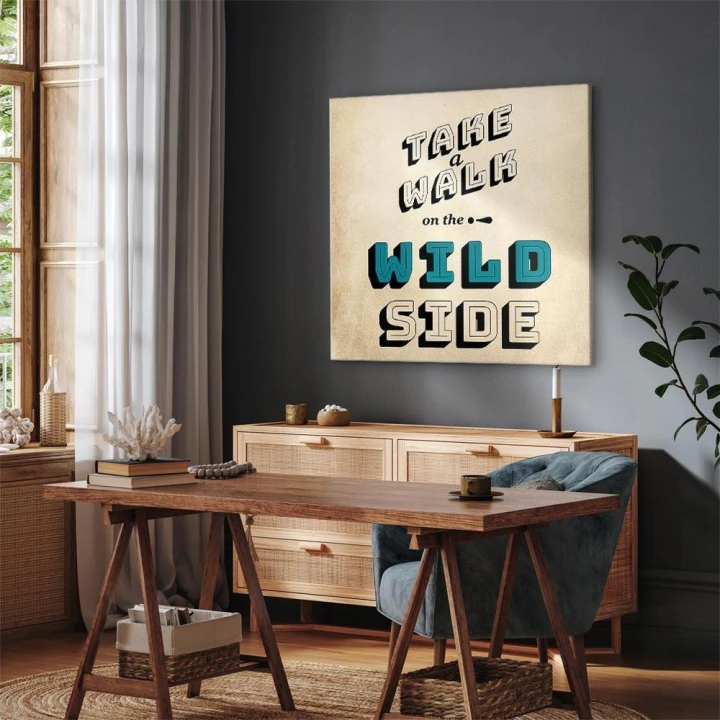 Obraz - Take Walk on the Wild Side (1-częściowy) kwadrat