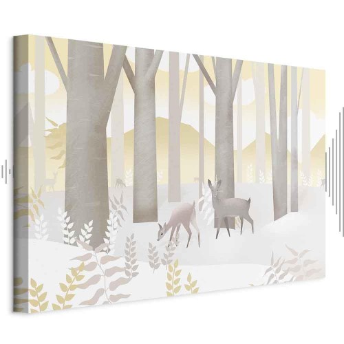 Obraz - Bajkowy las (1-częściowy) szeroki - trzeci wariant