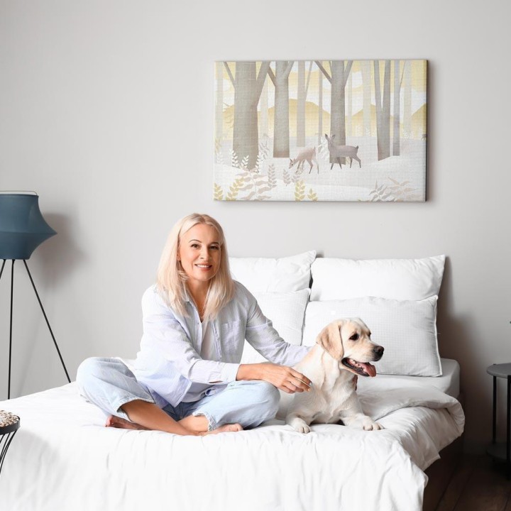 Obraz - Bajkowy las (1-częściowy) szeroki - trzeci wariant