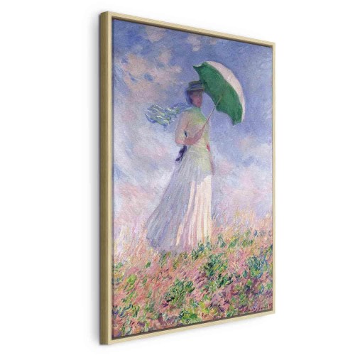 Obraz - Claude Monet – Kobieta z parasolką, zwrócona w prawo
