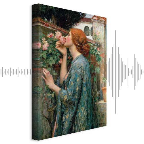 Obraz - John William Waterhouse – Dusza róży