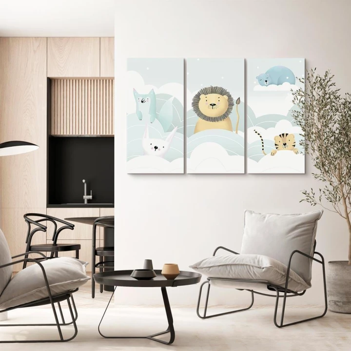 Obraz - Bajkowe zoo (3-częściowy)